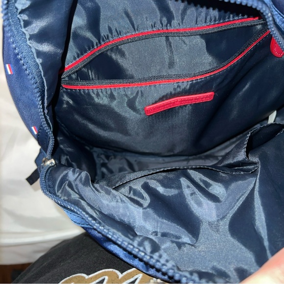 Tommy Small Blue Backpack with Pattern - Picture 6 of 6